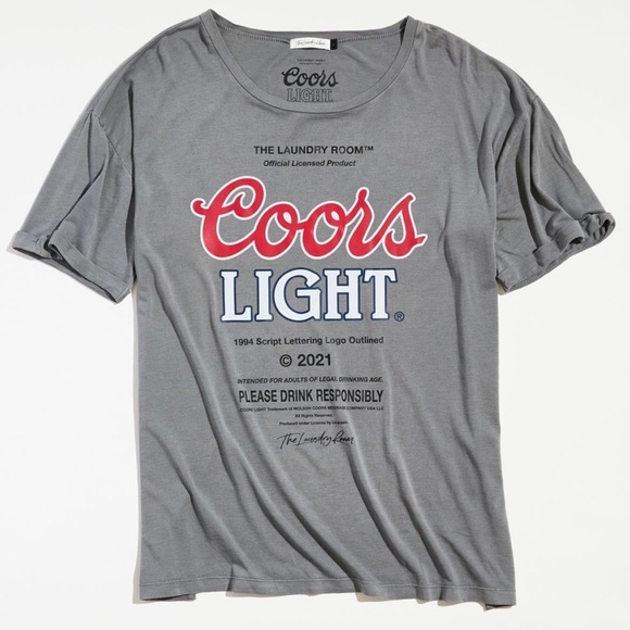 Urban Outfitters The Laundry Room X Coors Light Beer Official Tee - Picture 4 of 15